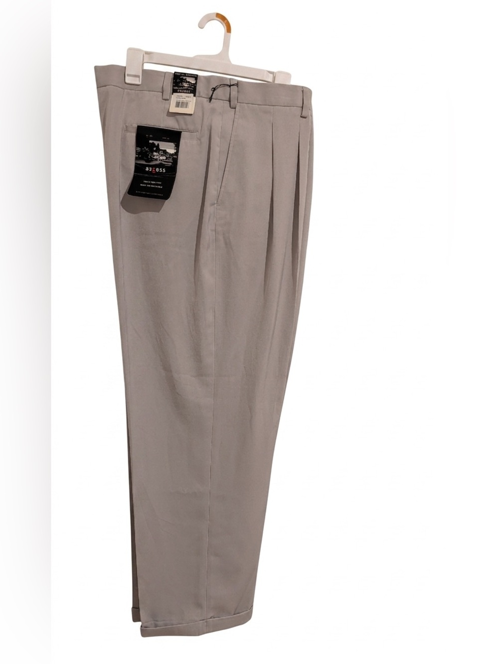 Axcess Classic Pleated Men’s Dress Pants - Light Taupe
